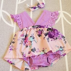 Floral infant dress